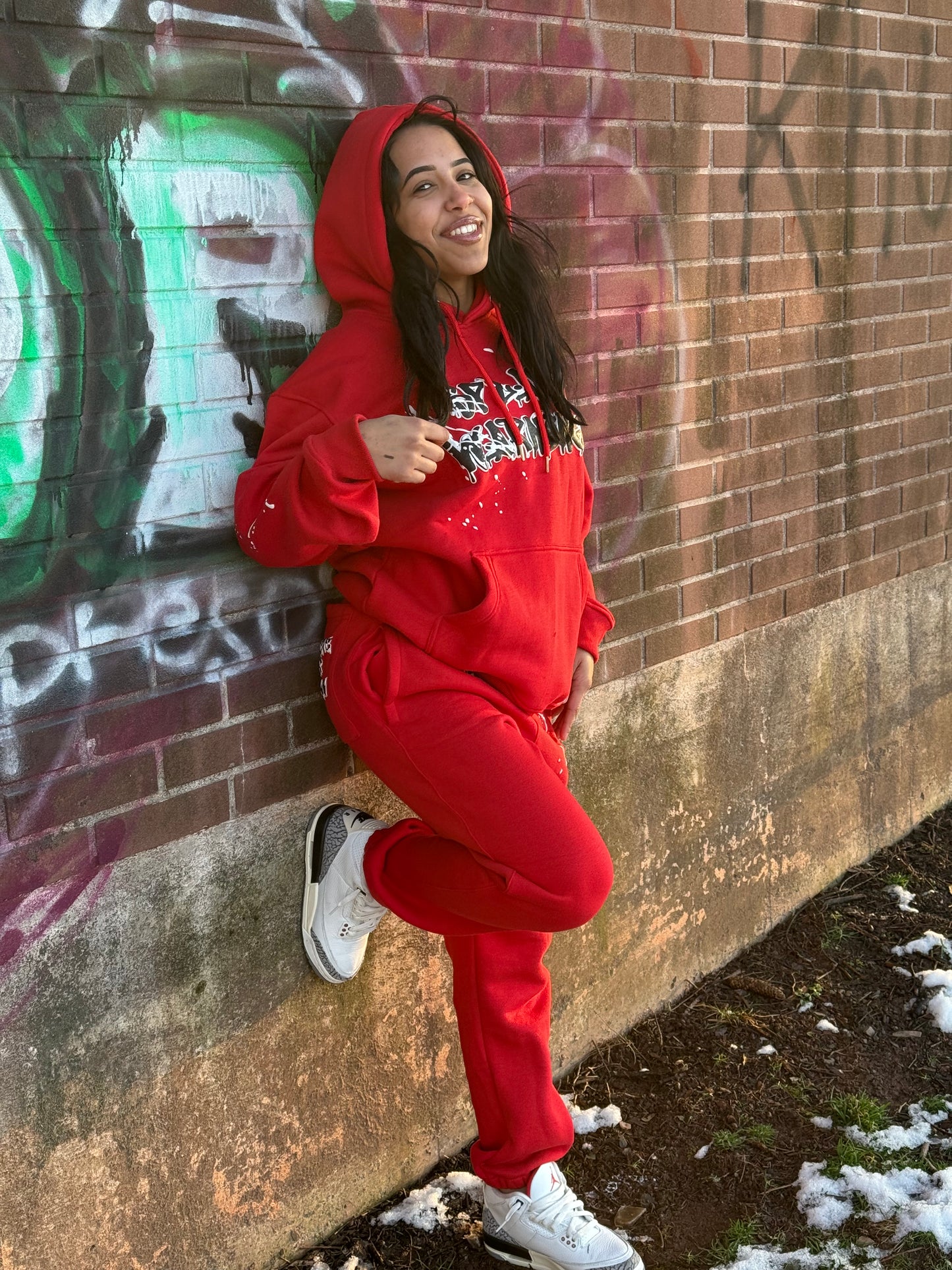 (Pre order) “Splash” Cuffed joggers