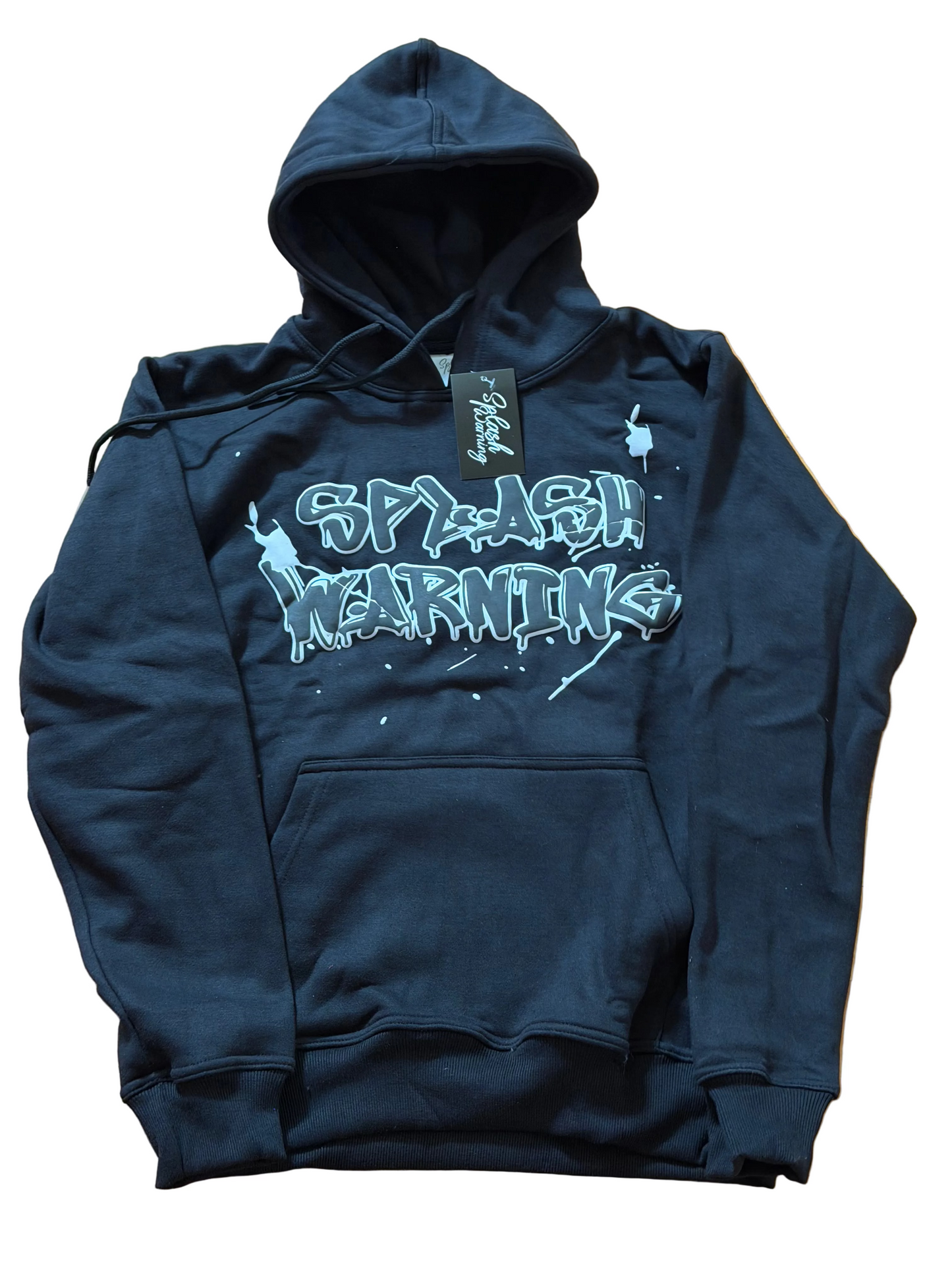 Black “Splash” Pull Over Hoodie